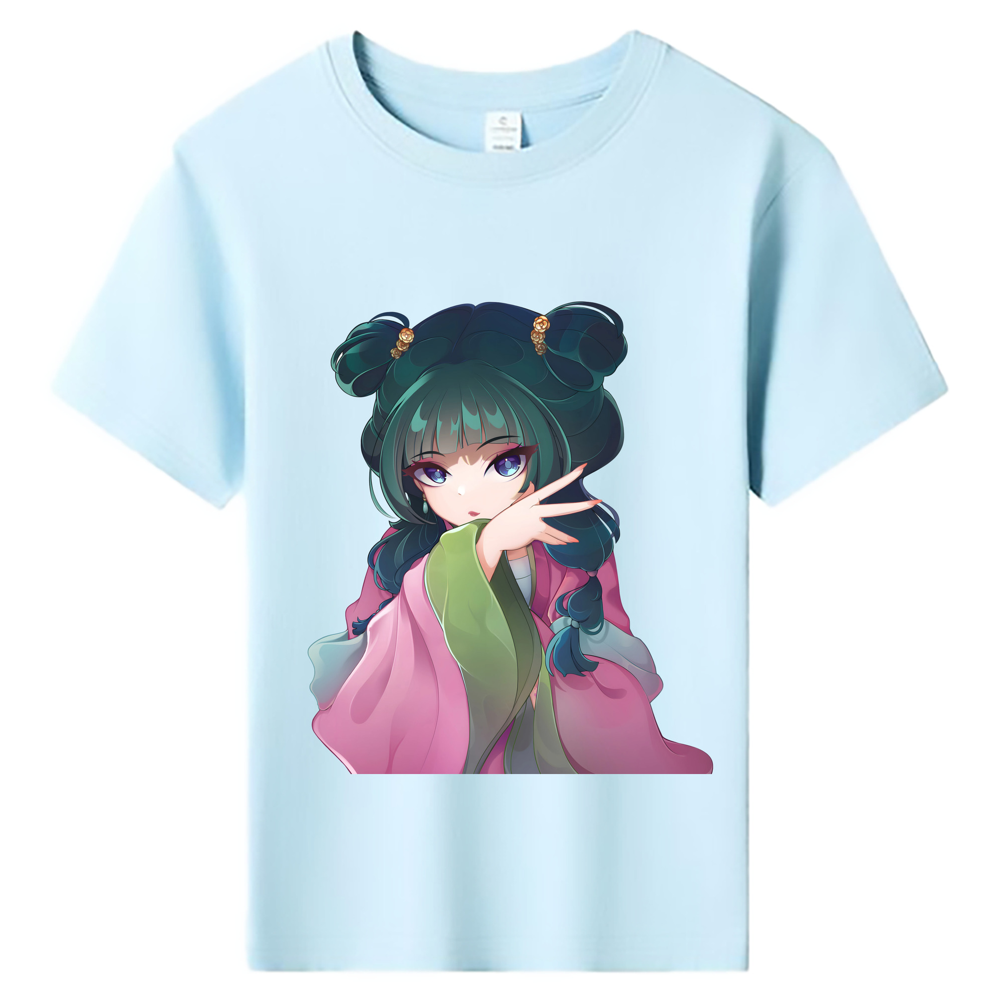 （画像用） 薬屋のひとりごと The Apothecary Diaries 綿100％キッズTシャツ（フロントプリント）